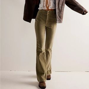 Free People corduroy flare jeans